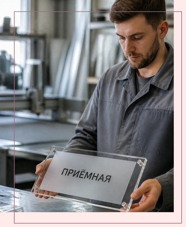 Таблички из оргстекла на заказ в Белебее от 3978 р. | Аванза-Блб