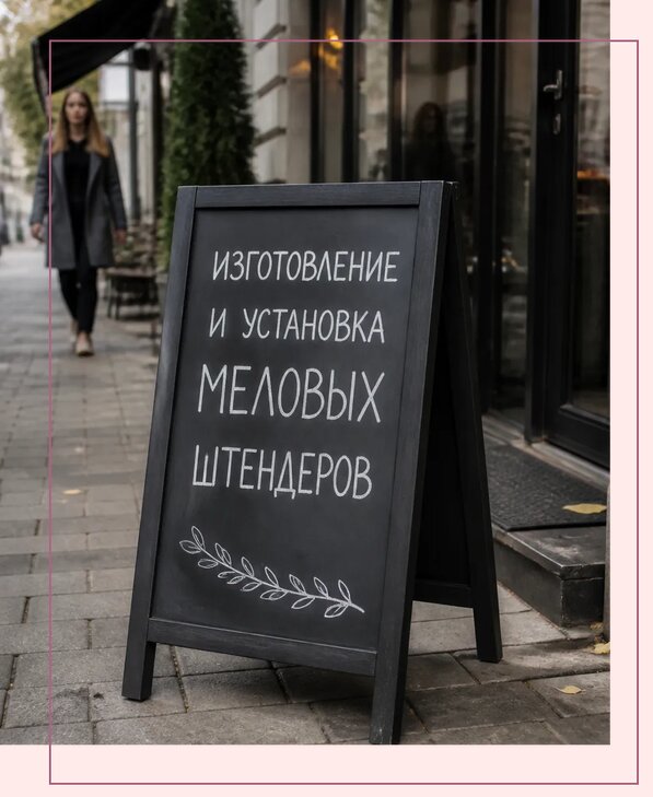 Меловые штендеры в Белебее по цене от 6631 р. | Аванза-Блб